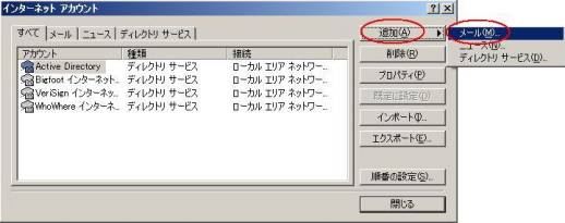 インターネット接続ダイアログボックス